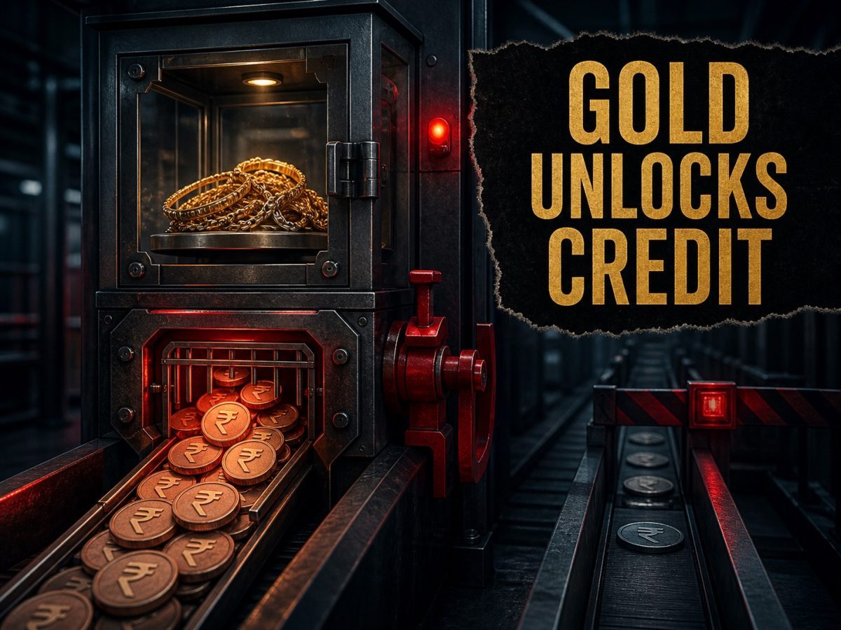 Gold loan mechanism converting appraised jewellery into regulated credit in India