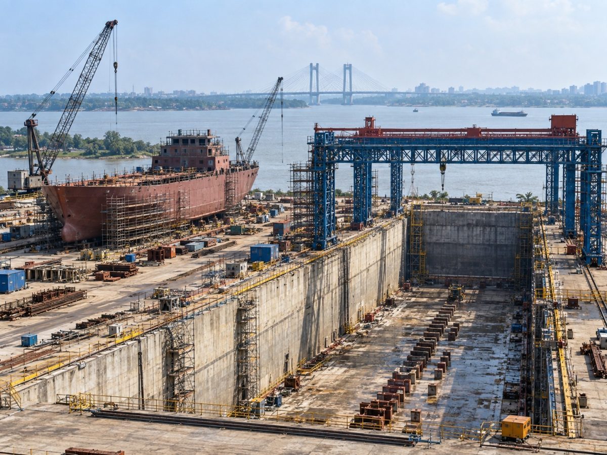 GRSE Raichak shipyard editorial news image