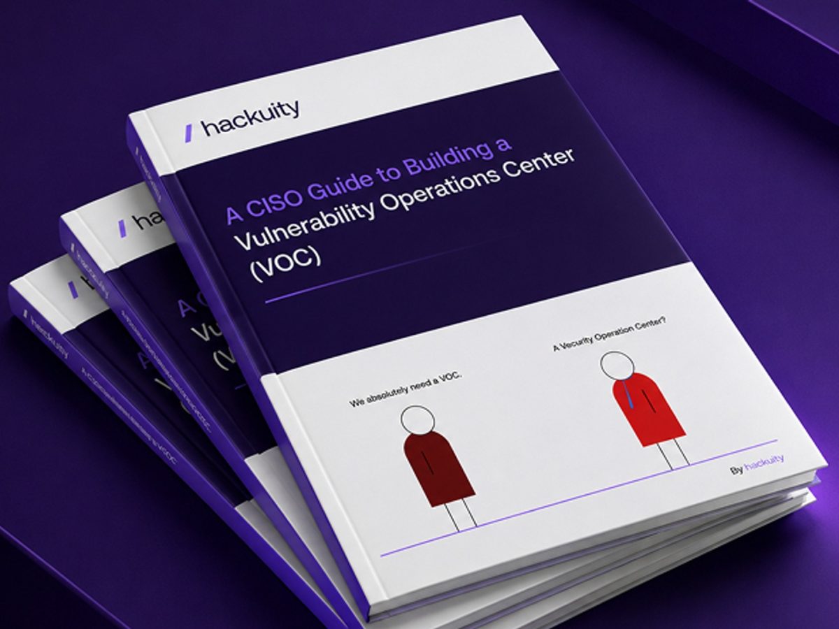 Hackuity funding illustrated by an exact official Vulnerability Operations Center guide photograph