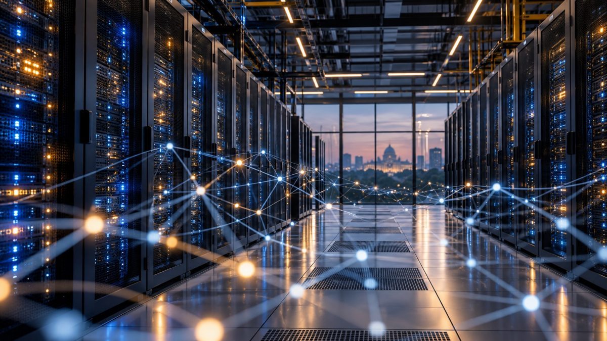 India-based data centre representing the IBM Yotta sovereign AI platform