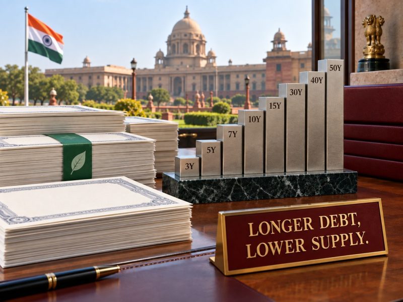 India Cuts FY27 Borrowing to ₹15.99 Lakh Crore