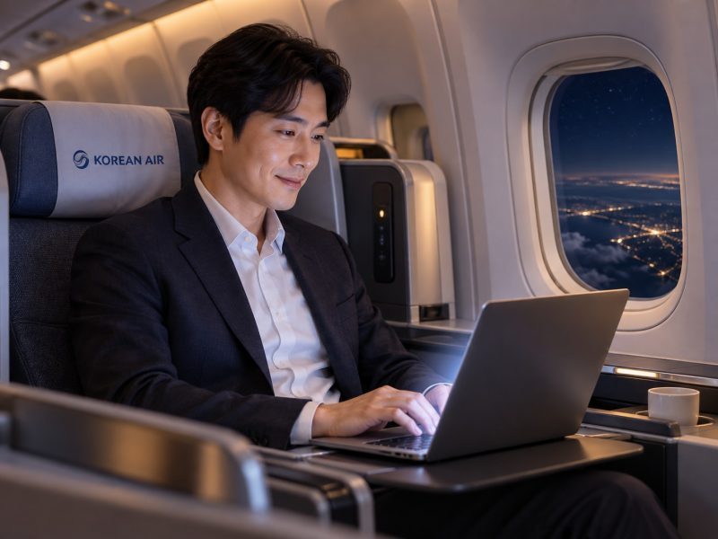 Korean Air Starlink Wi-Fi Starts Free