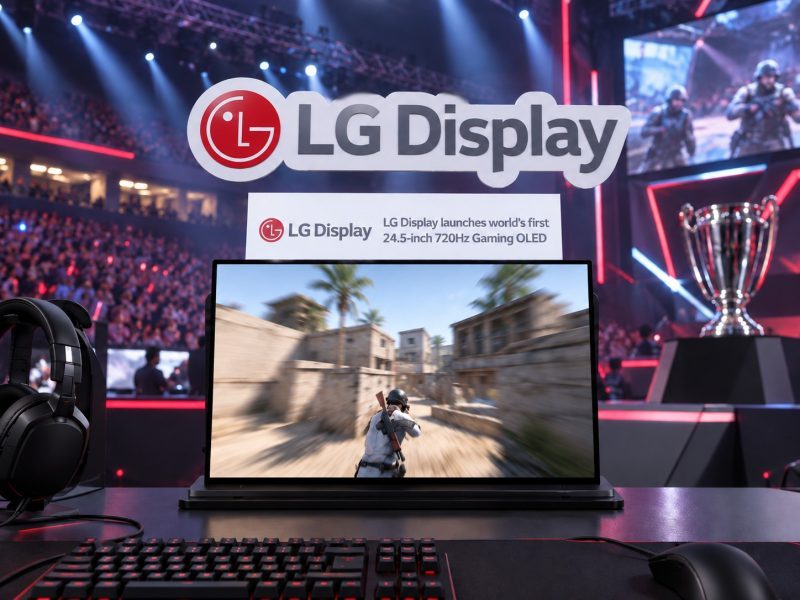 LG Display 720Hz OLED Makes Esports the Test Bed