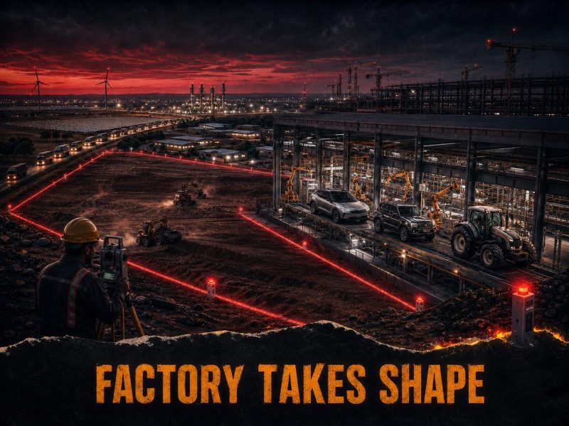 Mahindra Nagpur Factory: First 800 Acres Secured