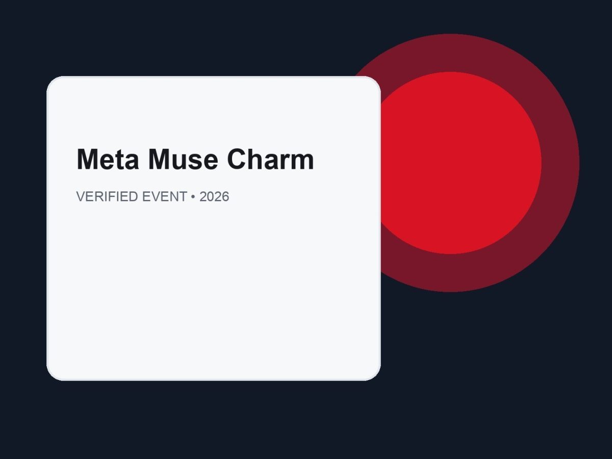 Editorial illustration representing Meta Muse Charm and its practical consequence