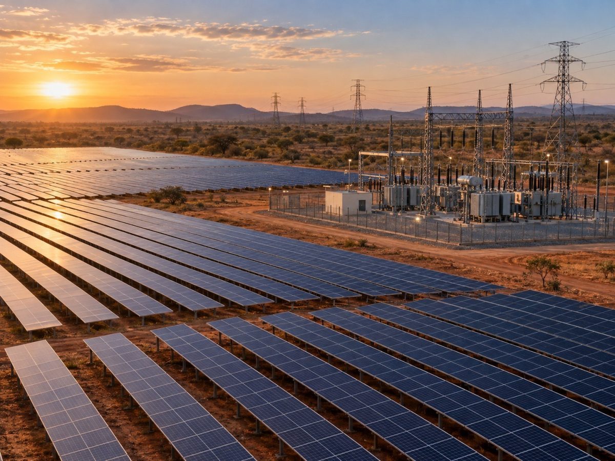 Nava Zambia solar project editorial news image