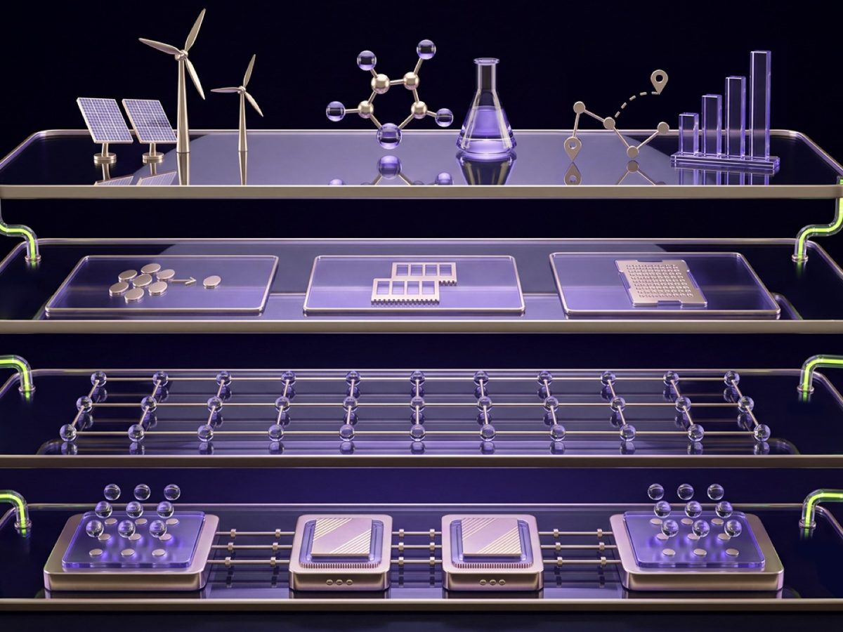 Official NVIDIA CUDA-Q artwork representing the NVIDIA CUDA-Q Logical orchestration layer