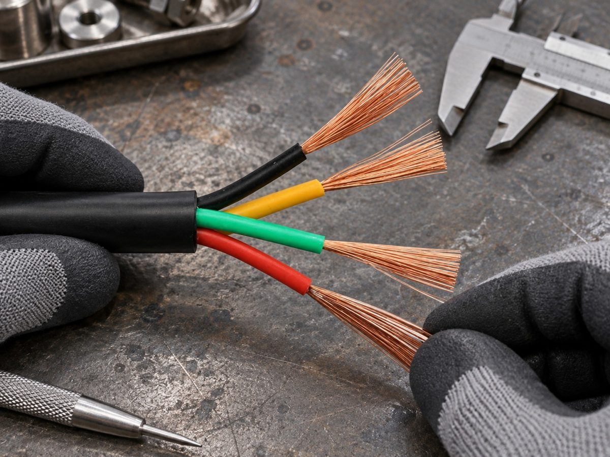 Relicab control cable order represented by an official company image of a multicore copper cable
