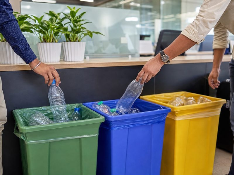 SBI and Bisleri Expand Workplace Plastic Recycling