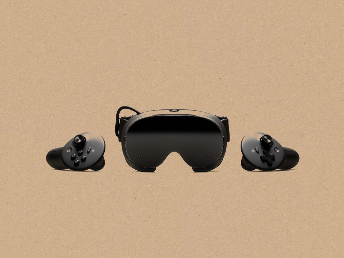 Steam Frame headset and both controllers safely inset on Valve’s official full-bleed launch texture as reservations open.