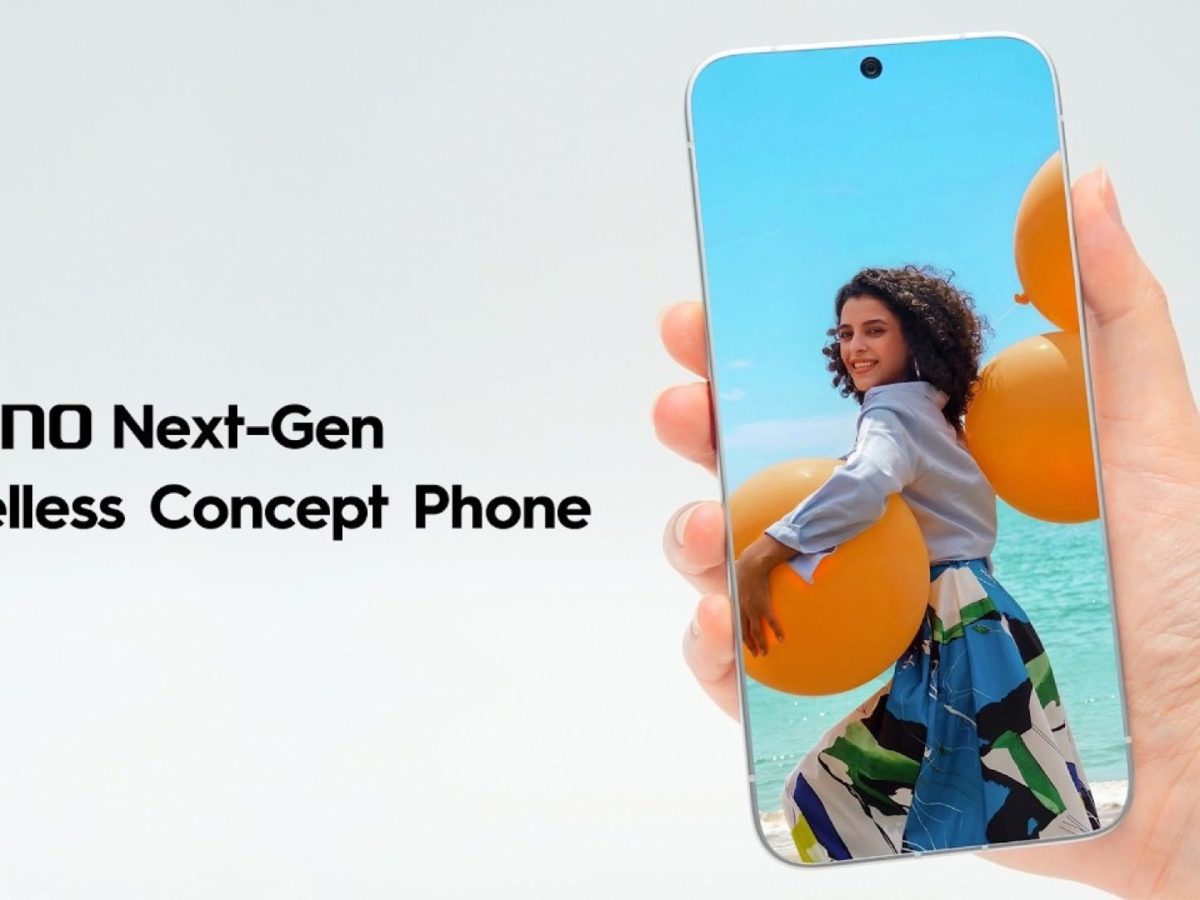TECNO Next-Gen Bezelless Concept Phone in the company's official IFA preview
