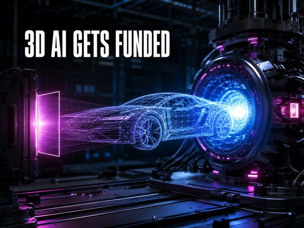 VAST Tripo 3D AI funding illustration