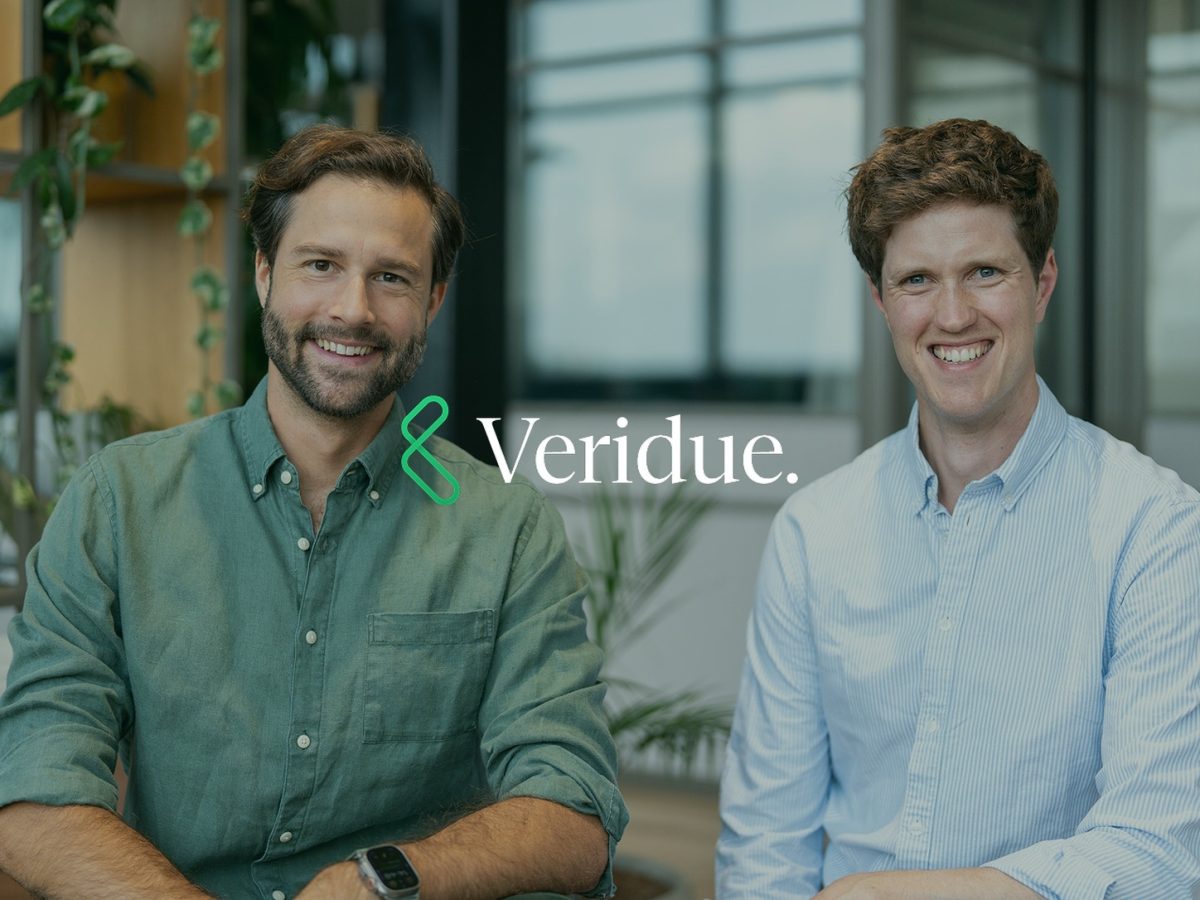 Veridue Funding founders Daniel Csonth and Xander van den Eelaart in the official company press image