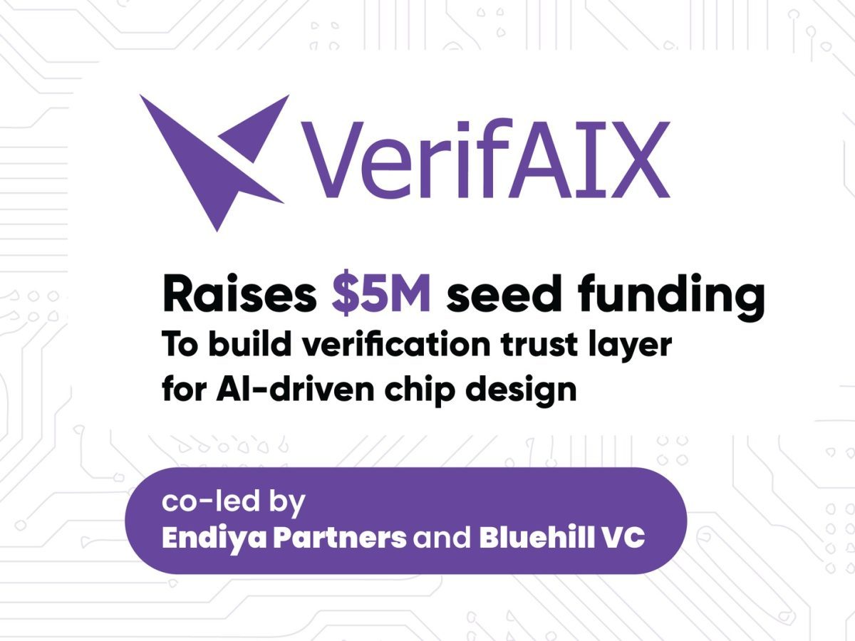VerifAIX seed funding announcement for its AI-driven semiconductor verification platform