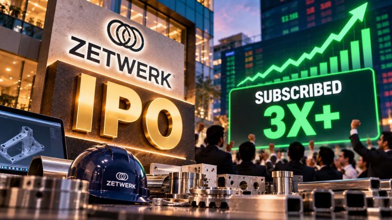 Zetwerk IPO Subscribed 3.1 Times on Final Day as Institutional Demand Leads