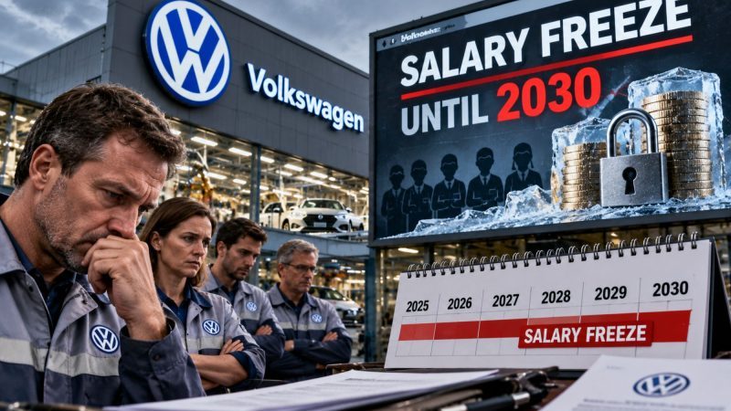 Volkswagen Plans Global Salary Freeze Until 2030 for 660,000 Employees
