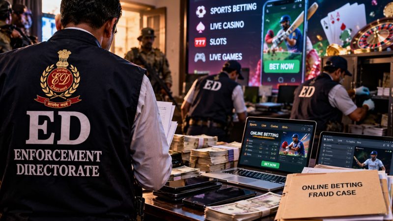 ED Raids 20 Locations in Online Betting and Cyber-Fraud Probe