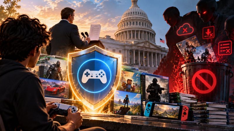 US Bill Targets Video Game Ownership and Offline Access Rights