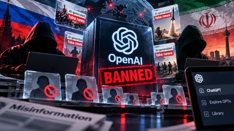 OpenAI Bans Russian and Iranian Accounts Over AI-Powered Disinformation Campaigns