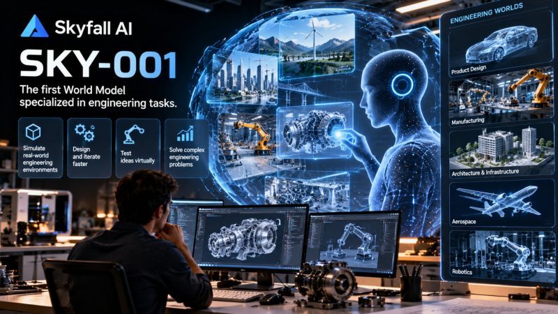 Skyfall AI Launches SKY-001, an Engineering-Focused World Model