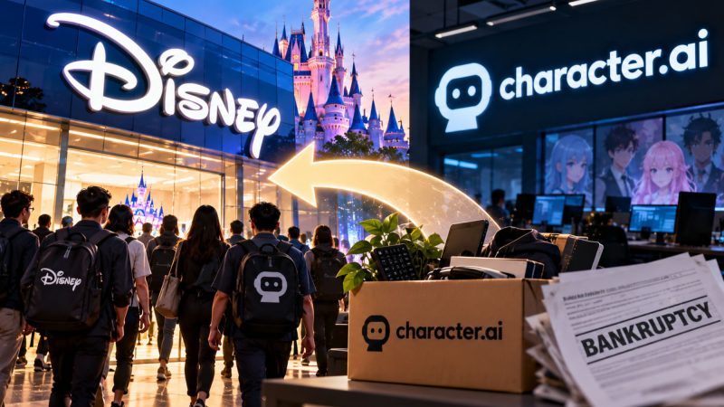 Disney to Hire Majority of Bankrupt Chatbot Startup Character.AI’s Employees