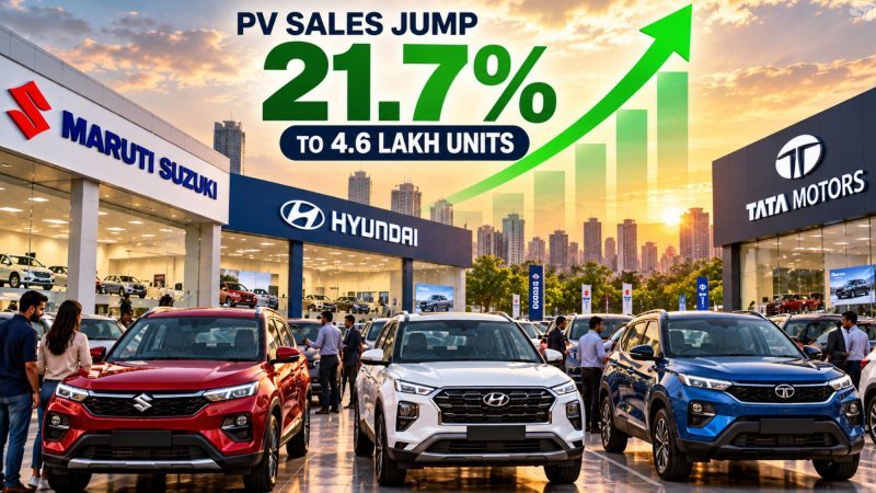 India Passenger Vehicle Sales Jump 21.7% to Record 4.6 Lakh in September