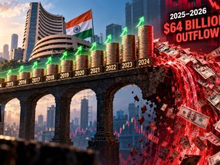 $64 Billion FII Outflow Erases 9 Years of Buying in Indian Stocks
