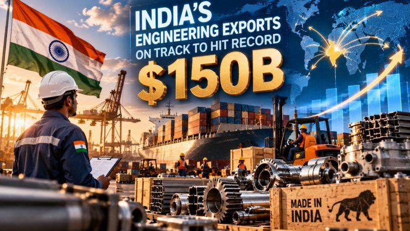 India’s Engineering Exports Target Record $150 Billion in FY27