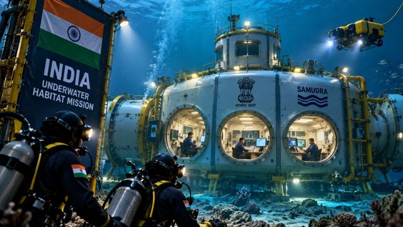 India Plans 24-Hour Underwater Habitat Trial in December 2026