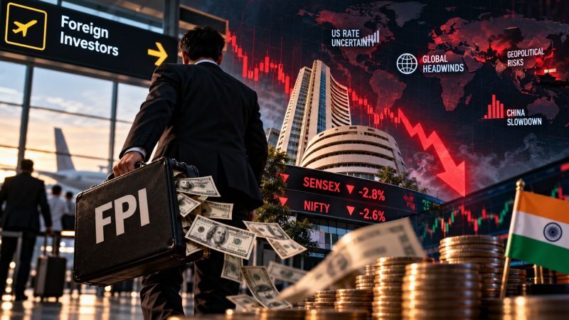 FPIs Withdraw ₹52,100 Crore From Indian Equities in October 2026