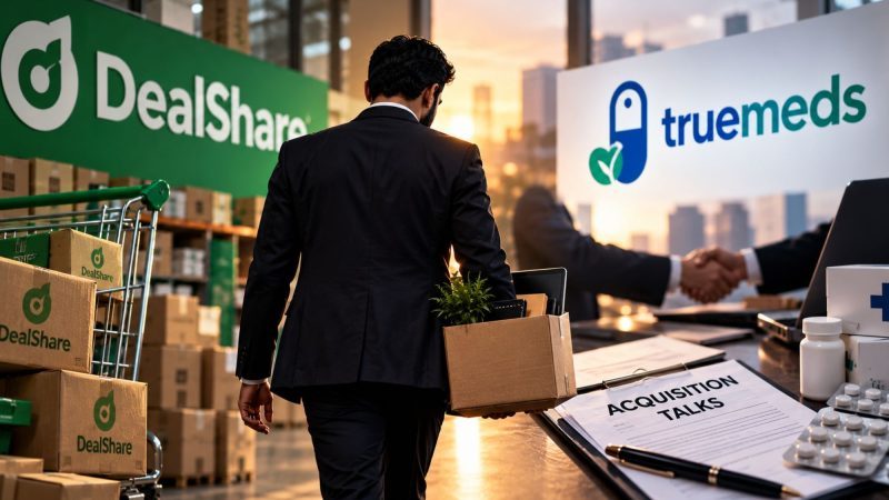 DealShare CEO Quits Amid Truemeds Deal Talks