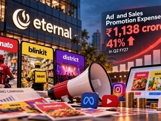 Eternal’s Advertising and Sales Promotion Expenses Rise 41% to ₹1,138 Crore in Q2 FY27