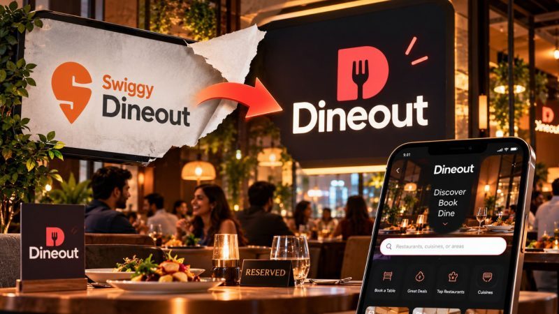 Swiggy Dineout Drops ‘Swiggy’ Name in Brand Refresh