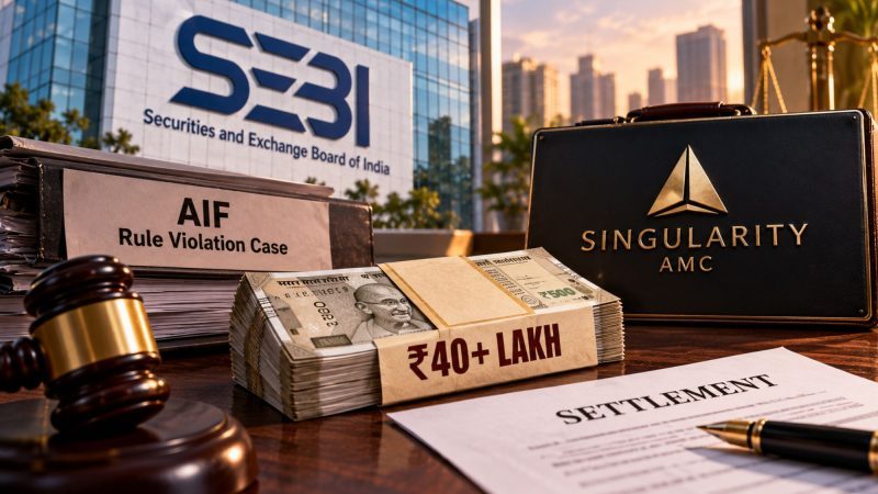 Singularity AMC Pays ₹40.49 Lakh to Settle SEBI Cases Over AIF Rule Violations