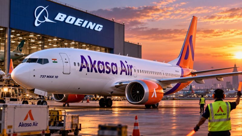 Akasa Air to Get First Boeing 737 MAX 10 in 2027 After FAA Certification