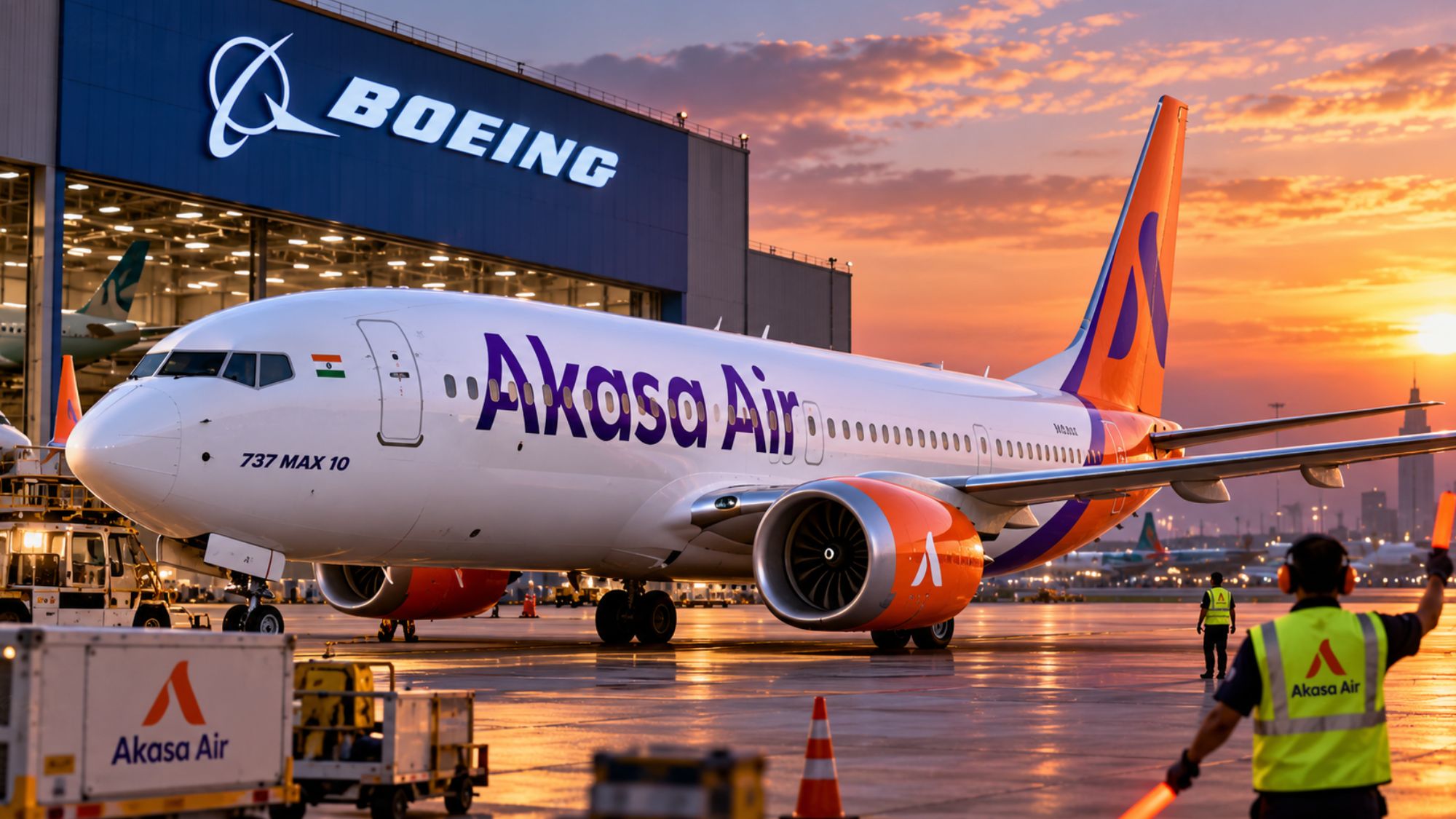 Akasa Air to Get First Boeing 737 MAX 10 in 2027 After FAA ...
