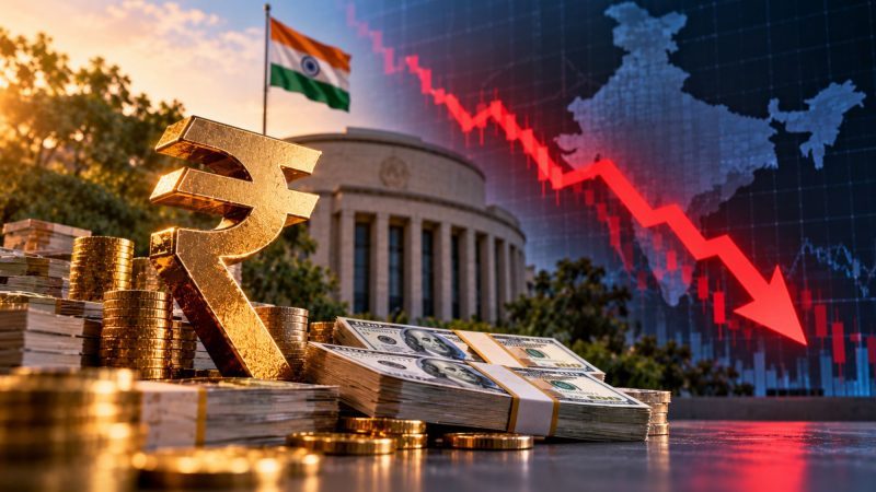 India’s Forex Reserves Fall $5 Billion to $721 Billion as RBI Faces Rupee Pressure