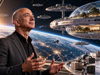 Jeff Bezos Predicts Millions Could Live in Space by 2045 as AI and Robots Advance