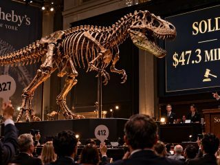Rare Nanotyrannus Dinosaur Skeleton Sells for $47.3 Million at Sotheby’s Auction