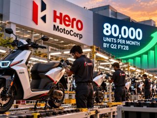 Hero MotoCorp to Increase EV Capacity to 80,000 Units per Month by Q2 FY28