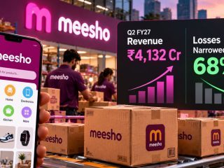Meesho Posts ₹4,132 Crore Revenue in Q2 FY27 as Net Loss Narrows 68%