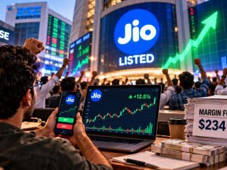 Retail Investors Borrow $234 Million to Trade Jio Platforms on Debut Day