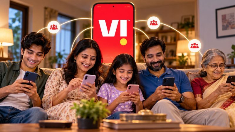 Vodafone Idea Launch India’s First Prepaid Family Plan With Shared Data