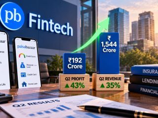 PB Fintech Q2 Profit Rises 43% to ₹192 Crore, Revenue Grows 35%