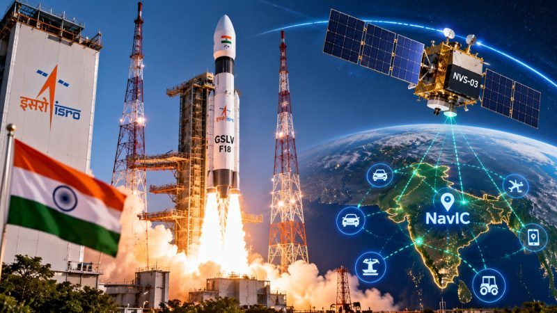 ISRO’s GSLV-F18 Successfully Places NVS-03 Satellite Into Orbit to Strengthen NavIC