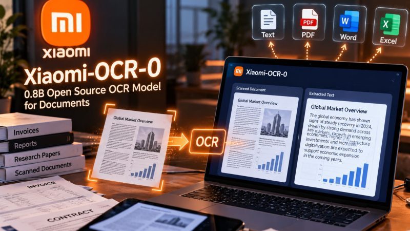 Xiaomi Unveils Xiaomi-OCR-0, a 0.8B Open-Source AI Model for Reading Complex Documents