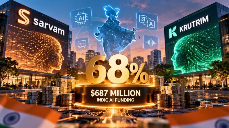 Sarvam and Krutrim Account for 68% of Indic AI Funding as Sector Raises $687 Million: Tracxn