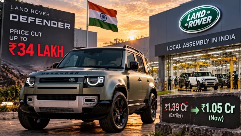 Land Rover Cuts Defender Prices by Up to ₹34 Lakh After Local Assembly Begins in India