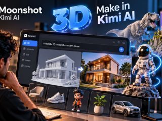 Moonshot Launches 3D Make in Kimi, Turning AI Prompts Into 3D Models, Websites and Games