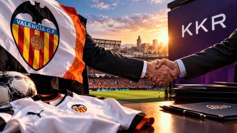 Valencia CF Sells 42% Stake to KKR Founders-Backed Group in €1.25 Billion Deal